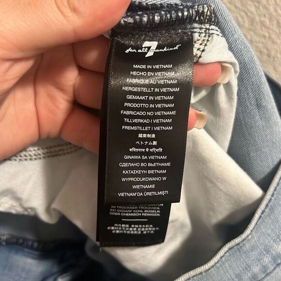 ✨7 For All Mankind Mens The Straight Leg Sz 32 Jeans in Light Bay✨ - Picture 5 of 6